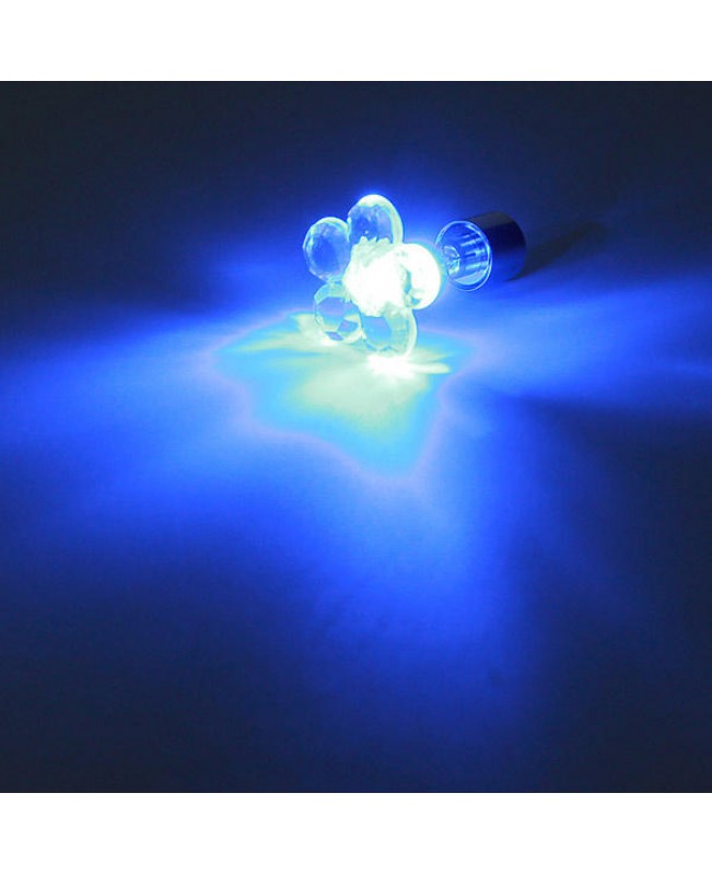 1pc Halloween Plum Blossom Led Light Ear Stud Dance Party Accessories