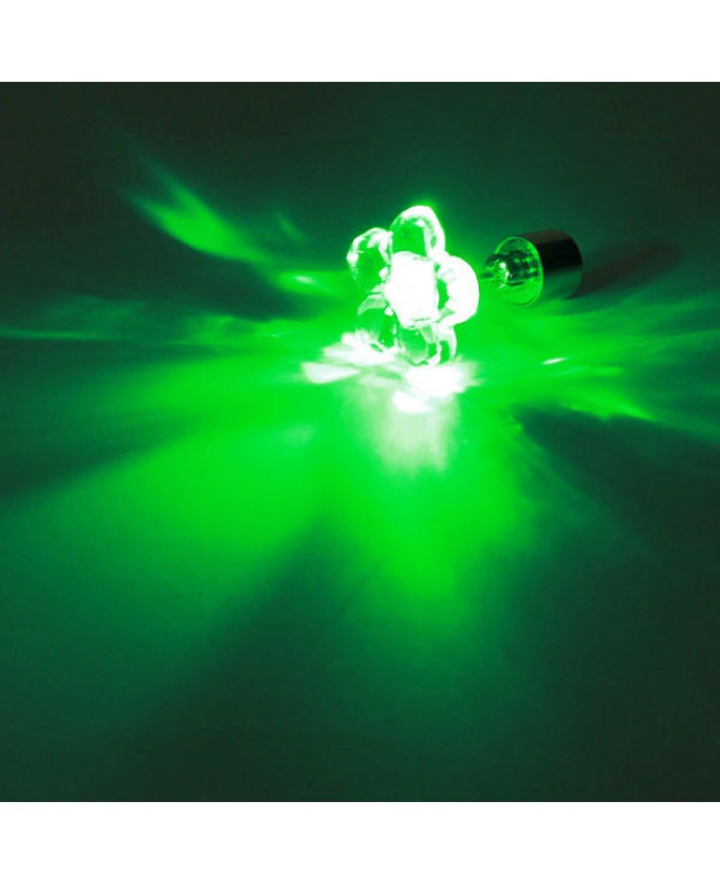 1pc Halloween Plum Blossom Led Light Ear Stud Dance Party Accessories